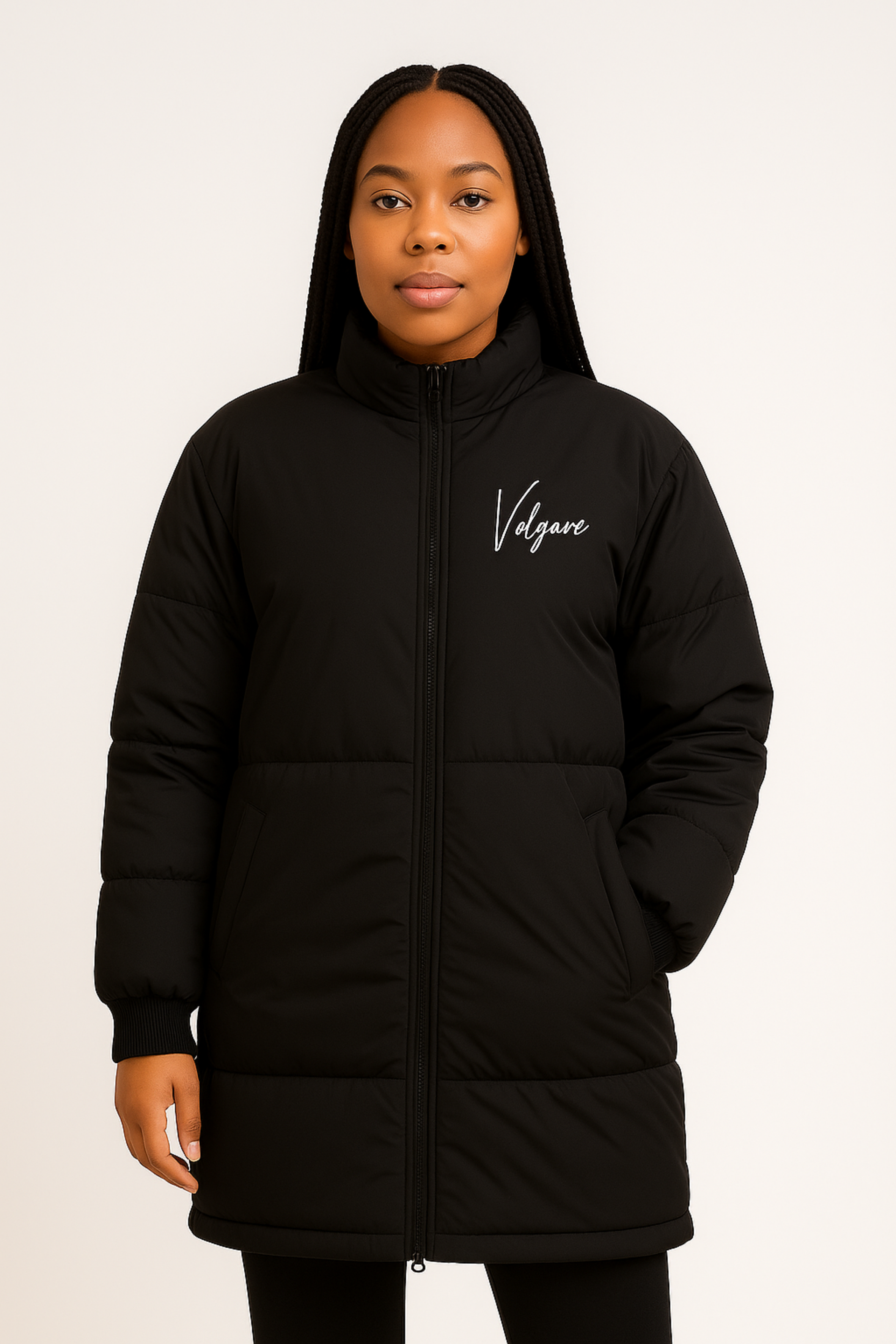 Picture of Volgare Black Bomber Baddie Jacket