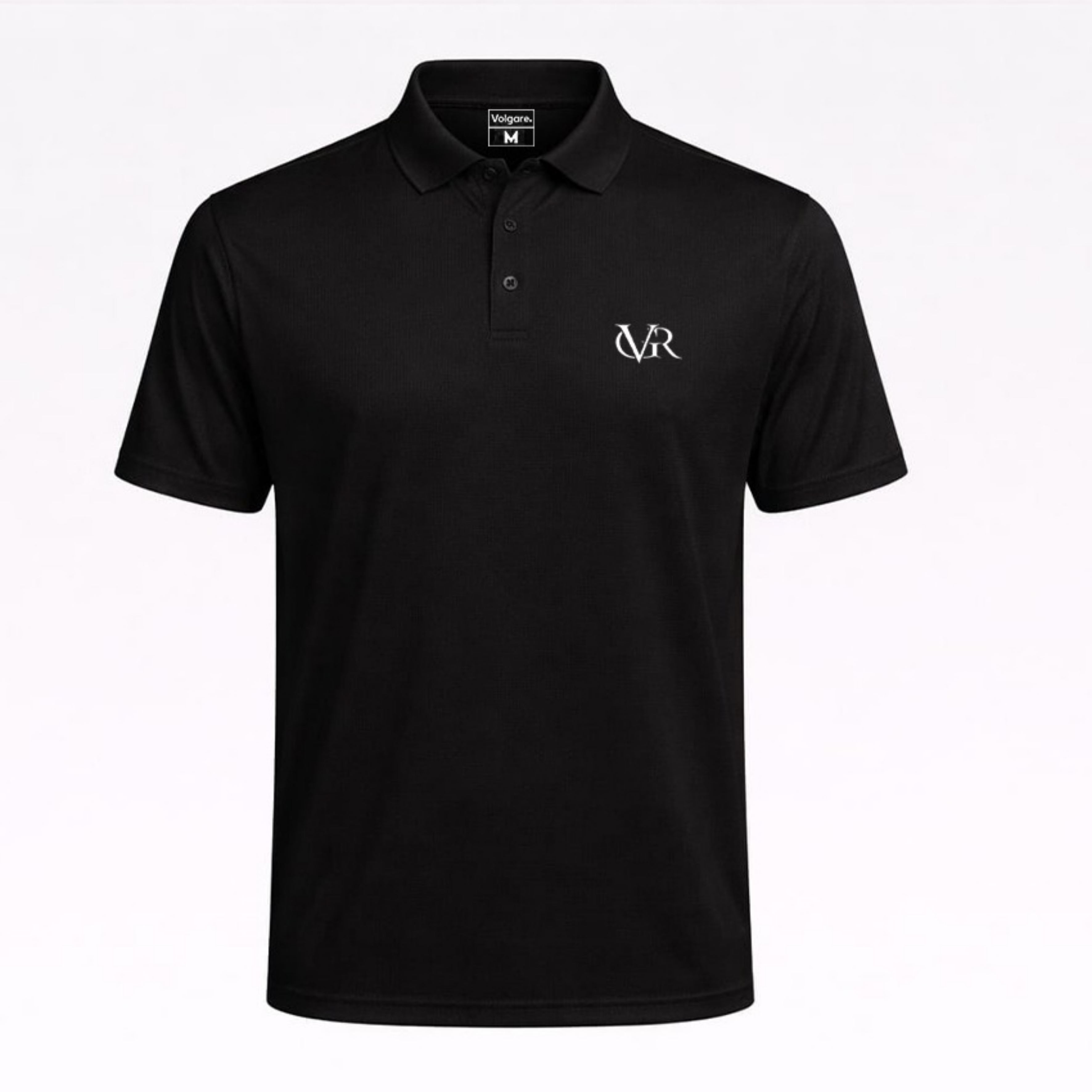 Picture of Volgare Emblem Black DryFit Golf T-Shirt